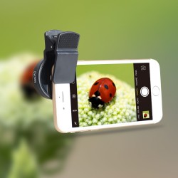 iPhone 6 Plus 5S 4S Samsung S6 S5 Nota 4 HD super largo ângulo super macro câmera lente kit