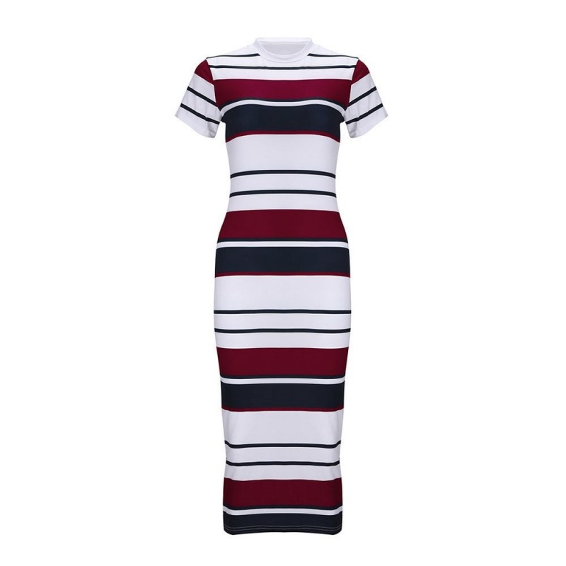 Striped slim pencil dress midiDresses Striped slim pencil dress midiDresses
