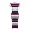 Striped slim pencil dress midiDresses