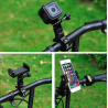 Gopro Hero 5 SJ6000 Xiaomi Yi2 rotatable bike handlebar mount holder adapter bracketMounts