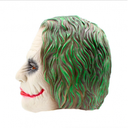 Joker halloween cabeça completa máscara látex