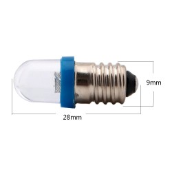 E10 F8 1SMD 12V LED carro lâmpada 100 pcs