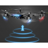 DM DM107 WIFI FPV Dual 2MP câmera Altitude de fluxo óptico Hold Foldable RC Drone Quadcopter