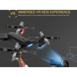 DM DM107 WIFI FPV Dual 2MP câmera Altitude de fluxo óptico Hold Foldable RC Drone Quadcopter