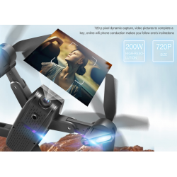 DM DM107 WIFI FPV Dual 2MP câmera Altitude de fluxo óptico Hold Foldable RC Drone Quadcopter