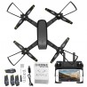 DM DM107 WIFI FPV Dual 2MP câmera Altitude de fluxo óptico Hold Foldable RC Drone Quadcopter