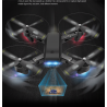 DM DM107 WIFI FPV Dual 2MP câmera Altitude de fluxo óptico Hold Foldable RC Drone Quadcopter