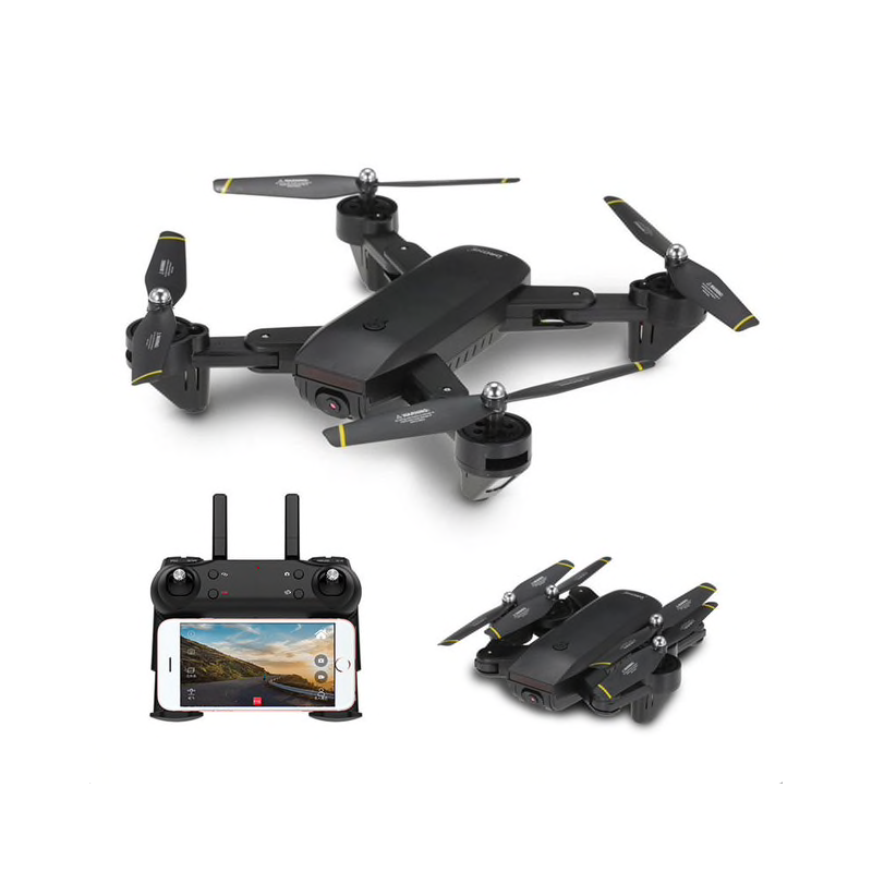 DM DM107 WIFI FPV Dual 2MP câmera Altitude de fluxo óptico Hold Foldable RC Drone Quadcopter