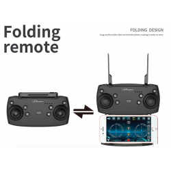 JDRC JD-20S JD20S WiFi FPV Dobrável Drone 2MP HD Camera RC Quadcopter RTF