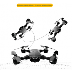 JDRC JD-20S JD20S WiFi FPV Dobrável Drone 2MP HD Camera RC Quadcopter RTF