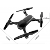 JDRC JD-20S JD20S WiFi FPV Dobrável Drone 2MP HD Camera RC Quadcopter RTF