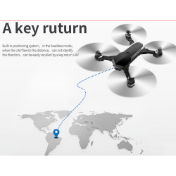 JDRC JD-20S JD20S WiFi FPV Dobrável Drone 2MP HD Camera RC Quadcopter RTF