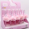 Unicorn plush pendant ball pen gel pencilPens & Pencils