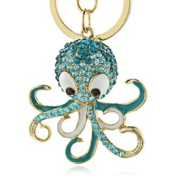 Crystal octopus keychain - keyringKeyrings