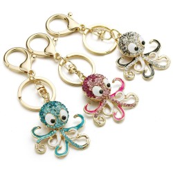 Crystal octopus keychain - keyringKeyrings