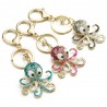 Crystal octopus keychain - keyringKeyrings