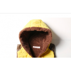 Slim-design warm jacket hooded vest bodywarmer cottonJackets