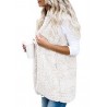 Fur vest - hooded body warmer - jacketJackets