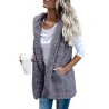 Fur vest - hooded body warmer - jacketJackets