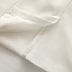 Colete de casaco sem mangas elegante