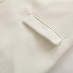 Colete de casaco sem mangas elegante