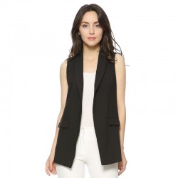 Elegant sleeveless coat vestJackets