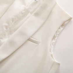 Elegant sleeveless coat vestJackets