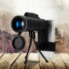 40 x 60 BAK4 HD mini telescópio monocular com bússola