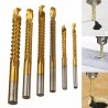 HSS 3 - 8mm titânio revestido brocas 6 pcs