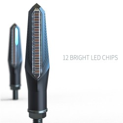 CB190 LED 150NK 12V - alto brilho - luzes de sinal de volta da motocicleta - conjunto de 2