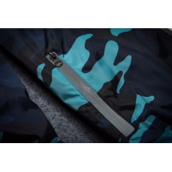 Camuflagem com capuz casaco quebra-vento unisex