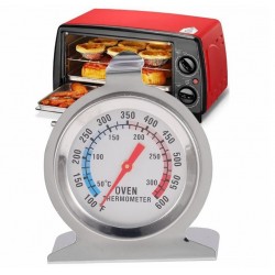 Cozinha de aço inoxidável e padaria - termômetro do forno
