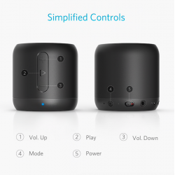 Anker SoundCore Mini - Bluetooth speaker - powerful bass - clear soundBluetooth speakers