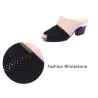 Rhinestones thick heel flip flops sandalsSandals