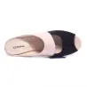 Rhinestones thick heel flip flops sandalsSandals