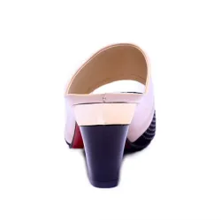 Rhinestones thick heel flip flops sandalsSandals
