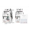 USB carregando escola mochila lona 3 pcs conjunto