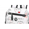 USB carregando escola mochila lona 3 pcs conjunto