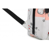 USB carregando escola mochila lona 3 pcs conjunto