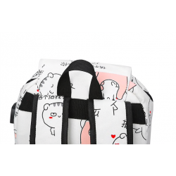 USB carregando escola mochila lona 3 pcs conjunto
