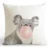 Pink printed pillowcase cushion coverCushions
