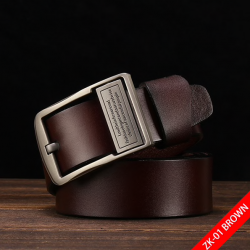 Genuine leather belt with pin buckleBelts