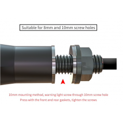 CB190 LED 150NK 12V - alto brilho - luzes de sinal de volta da motocicleta - conjunto de 2