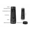 40 x 60 BAK4 HD mini telescópio monocular com bússola
