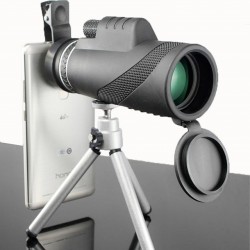 40 x 60 HD monocular poderoso binocular - telescópio com visão noturna