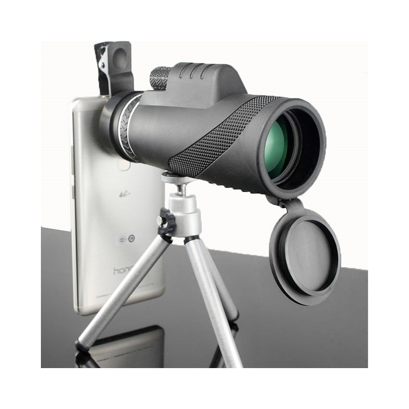 40 x 60 HD monocular poderoso binocular - telescópio com visão noturna