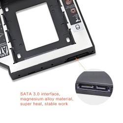 Caixa de disco rígido universal SATA Caddy SSD HDD 3.0 2.5" caixa do disco rígido