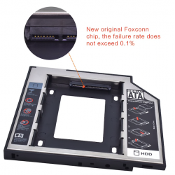 Caixa de disco rígido universal SATA Caddy SSD HDD 3.0 2.5" caixa do disco rígido
