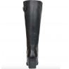 Botas de inverno de couro genuíno de lã natural