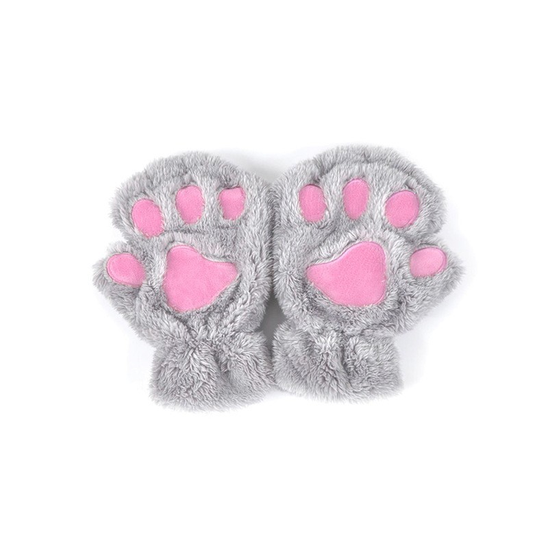 Luvas de pata de urso - luvas sem dedos plush